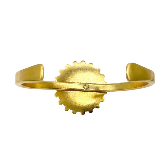 Virgins Saints & Angels Gold Bracelet with Silver Medallion - Picture 5 of 9